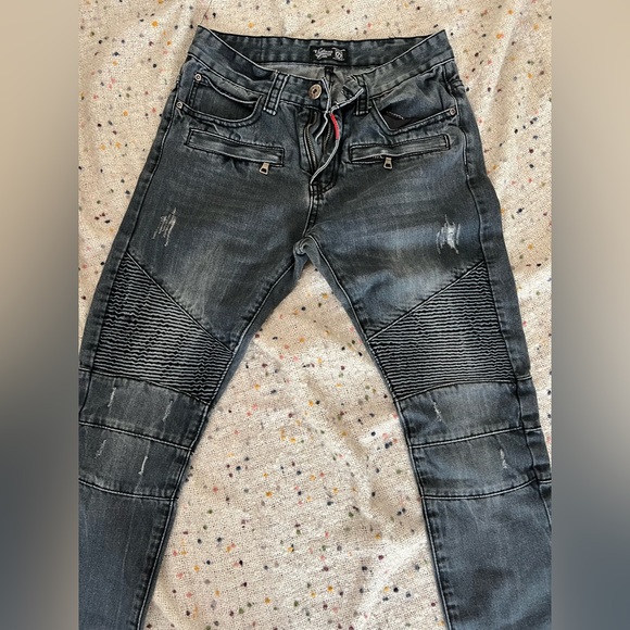 Square Zero mens moto jeans size 30 - Picture 1 of 10